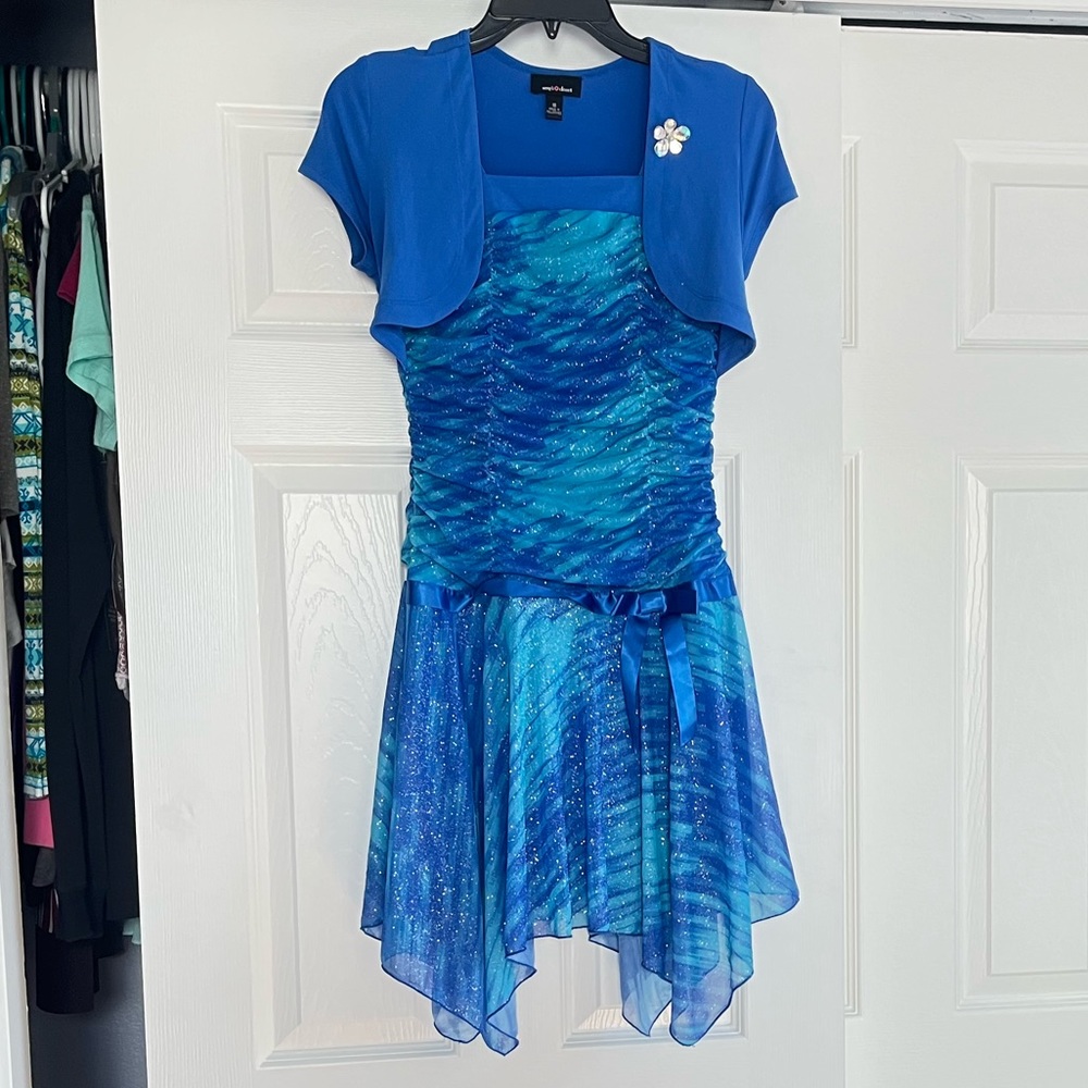 AMYS CLOSET blue sparkly dress